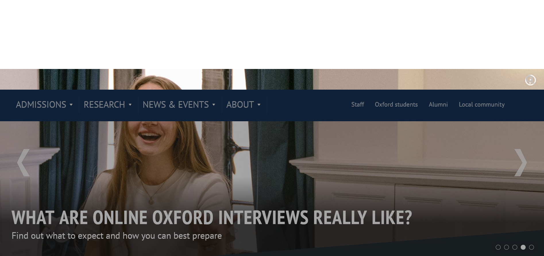 Oxford-Weidenfeld and Hoffmann Scholarship and Leadership Programme 2024-2025