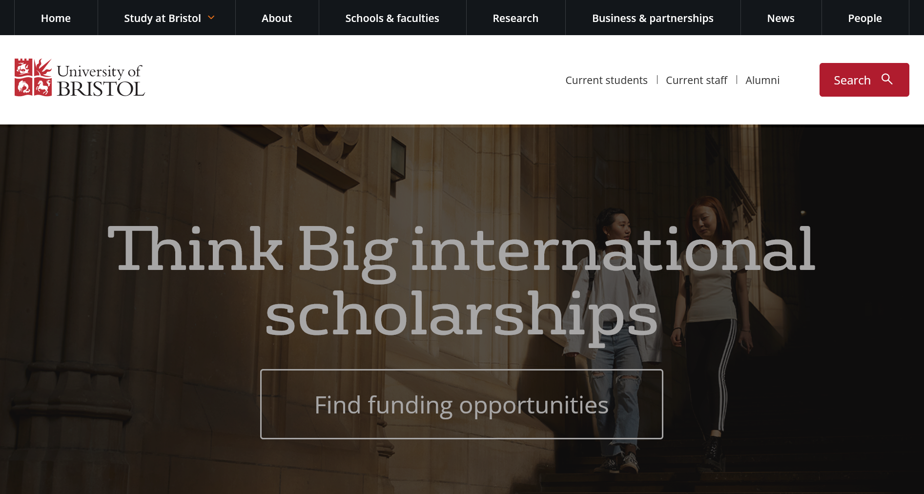 Bristol University Think Big Scholarships 2024-2025