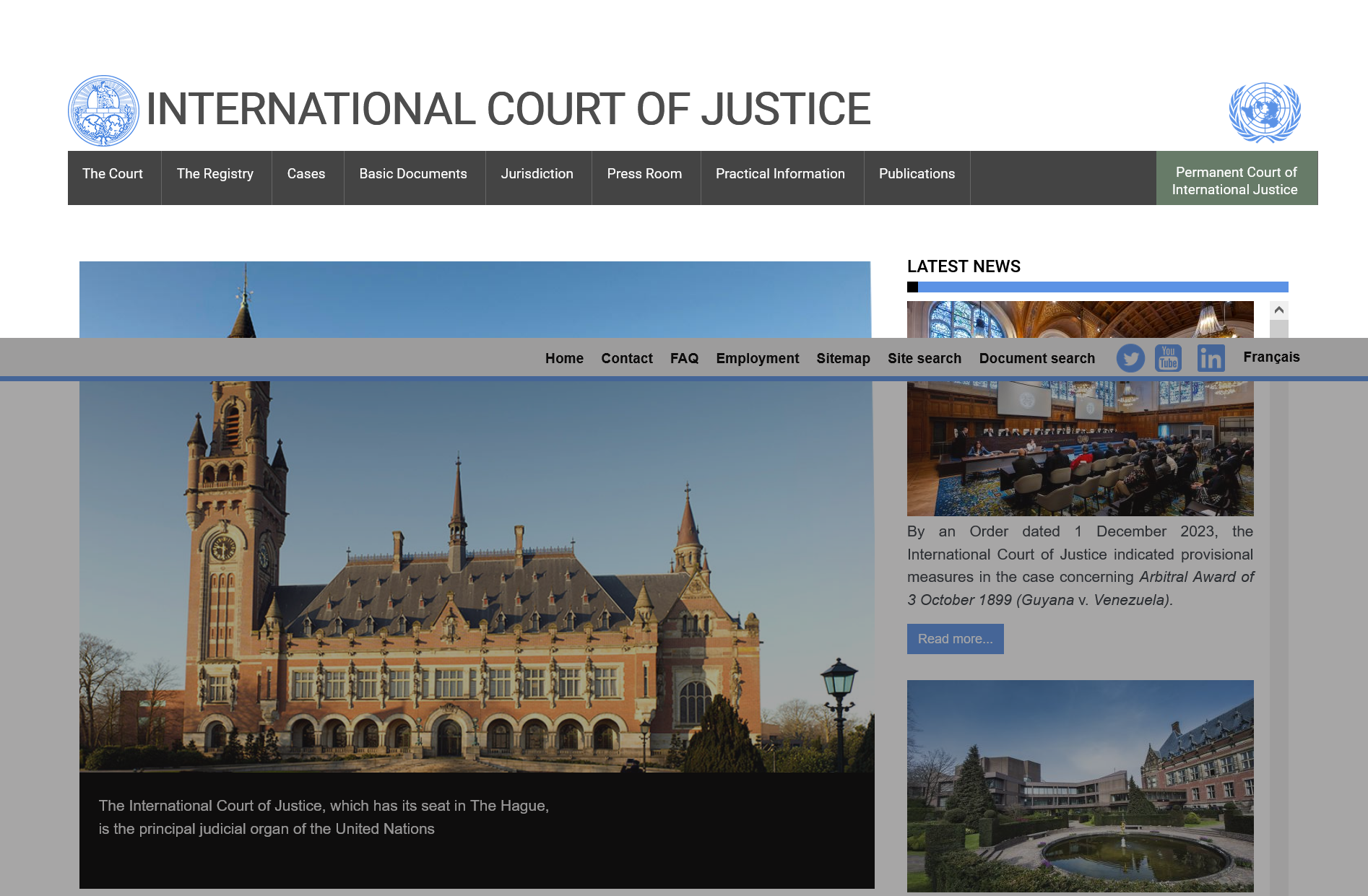 International Court of Justice Judicial Fellowship Programme 2024/2025