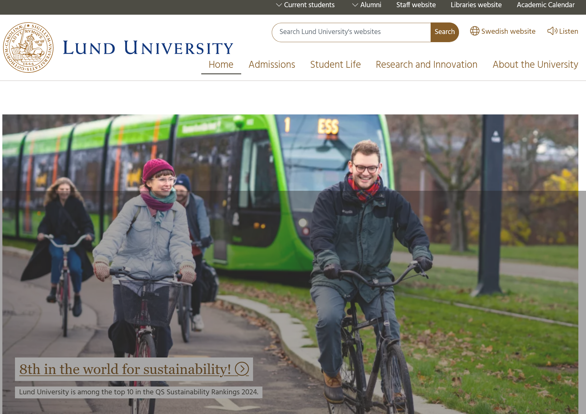 Lund University Global Scholarship Programme 2024-2025