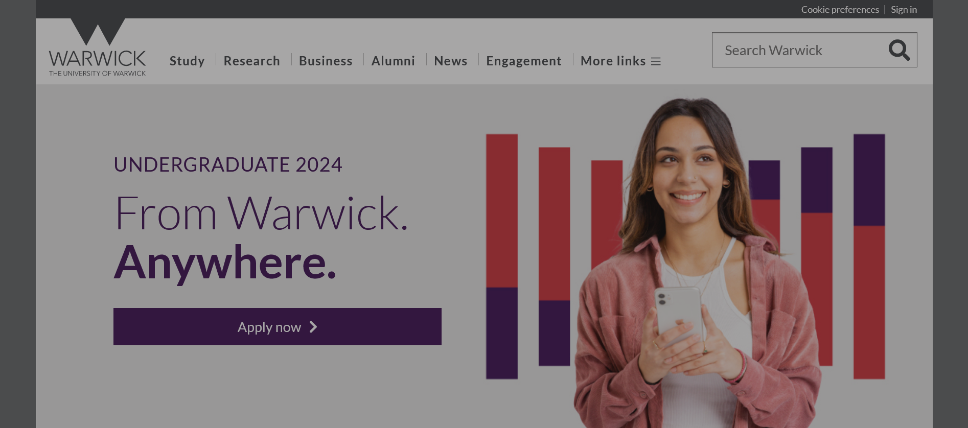 Warwick Undergraduate Global Excellence Scholarship - International Students 2024-2025