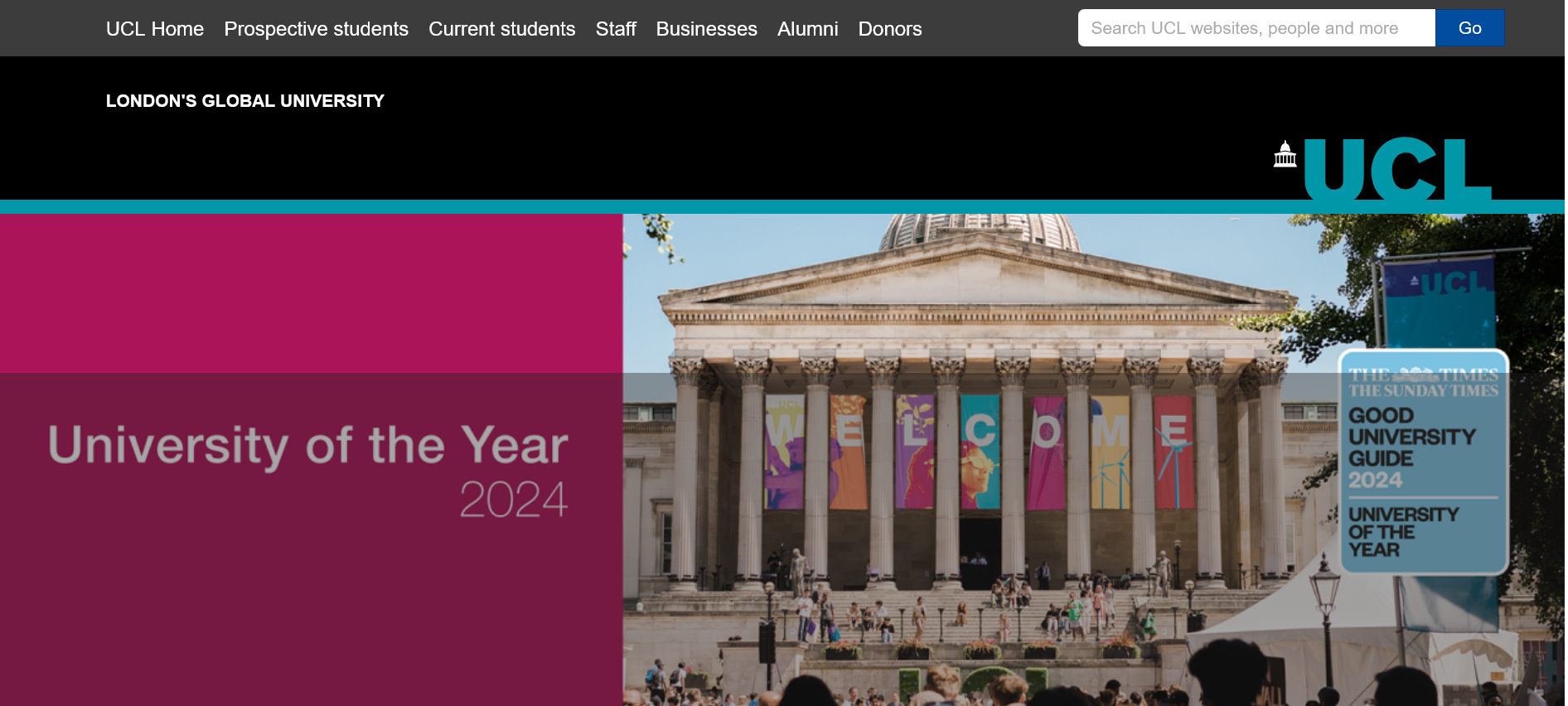 UCL Global Masters Scholarships - International Students 2024-2025