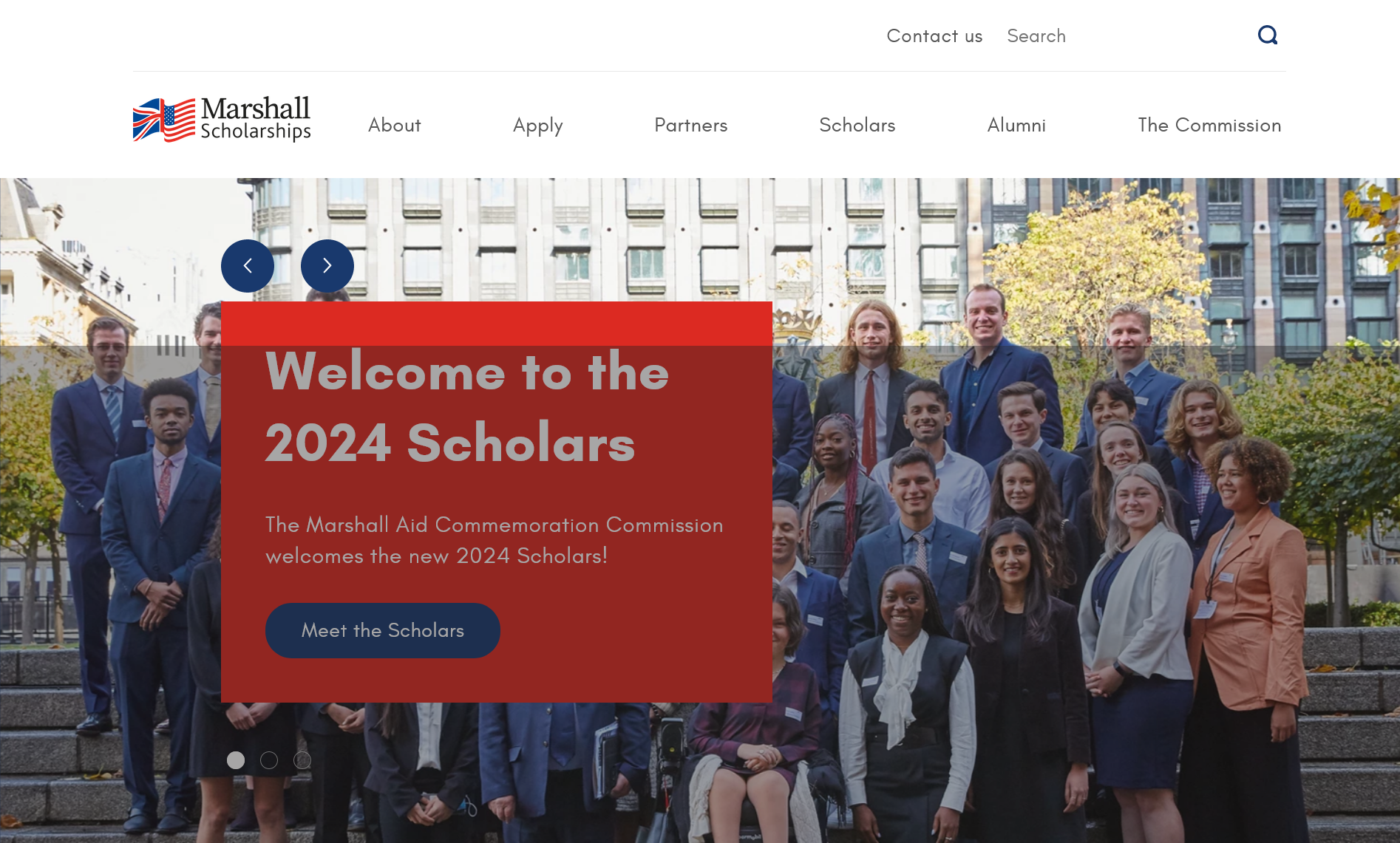 The Marshall Scholarship for US citizens to study in the UK 2024-2025