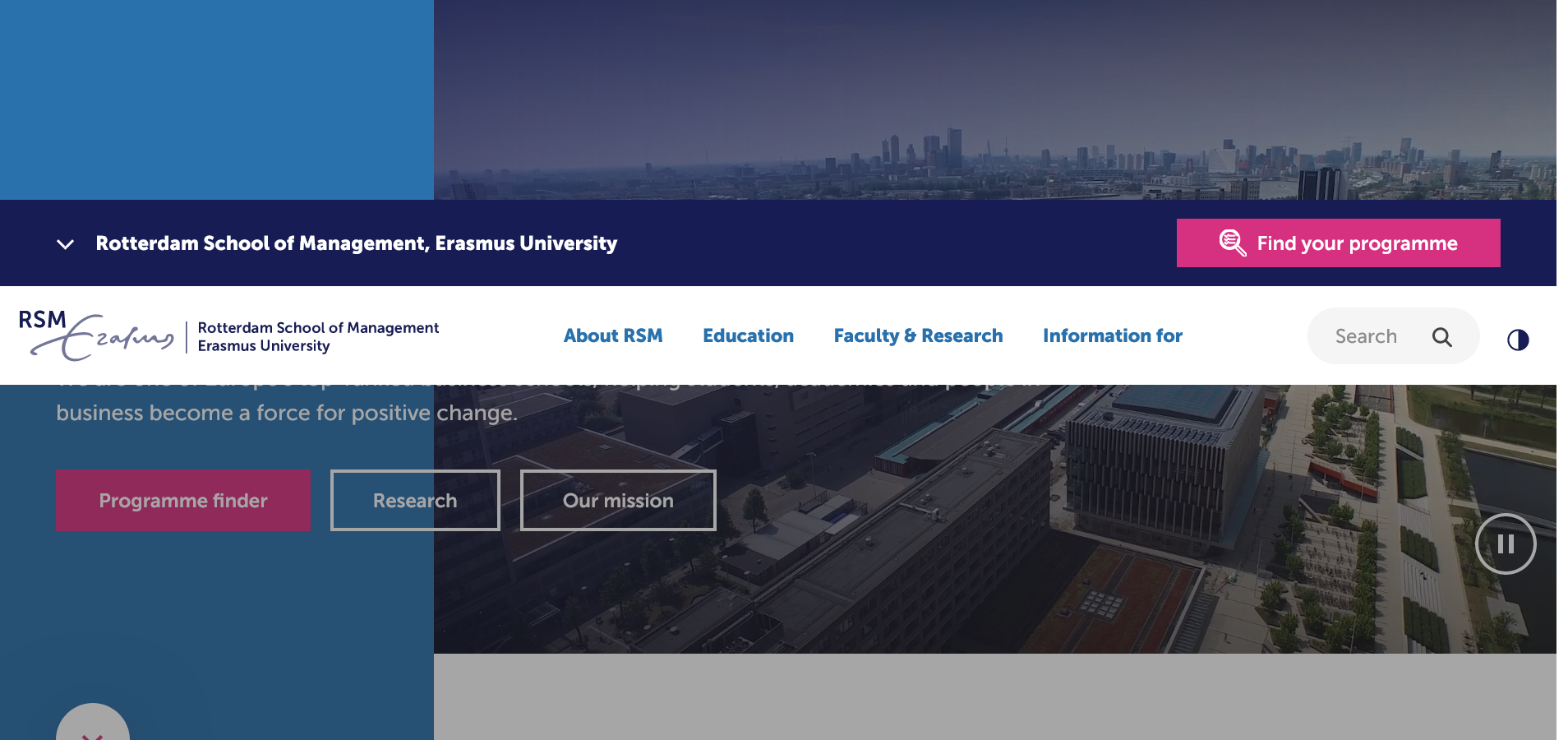Funded Erasmus University Management Programme 2024-2025