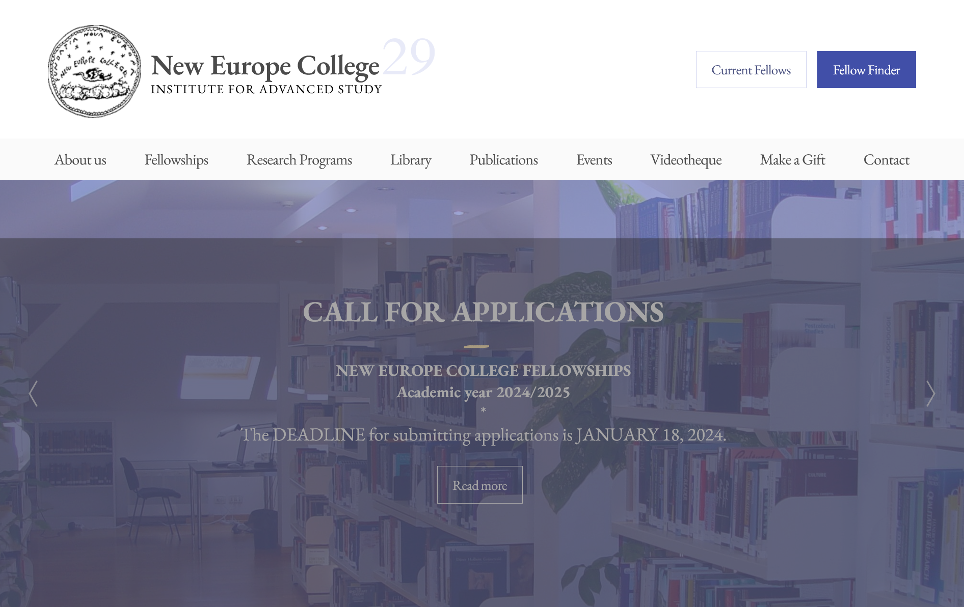 Fully Funded New Europe College Fellowships 2024