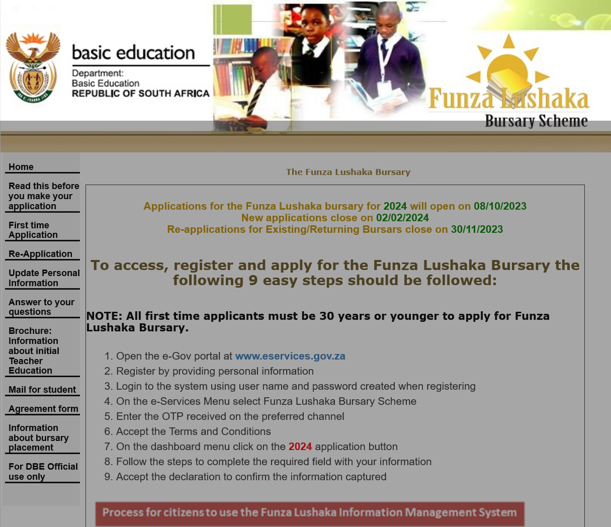 Funza Lushaka Bursary Scheme - South Africans 2024