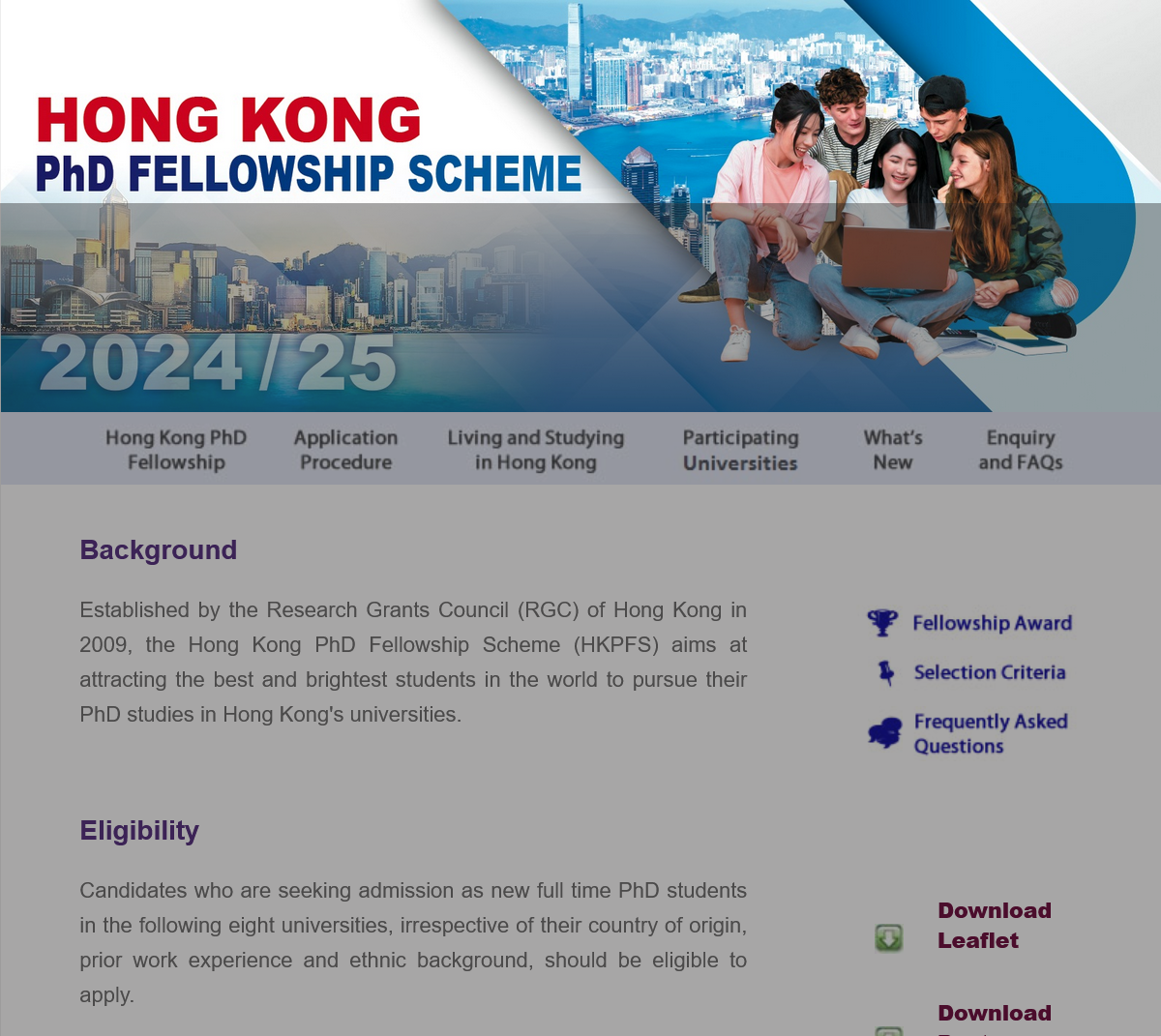 Fully-Funded Hong Kong PhD Fellowships - International Students 2024/2025