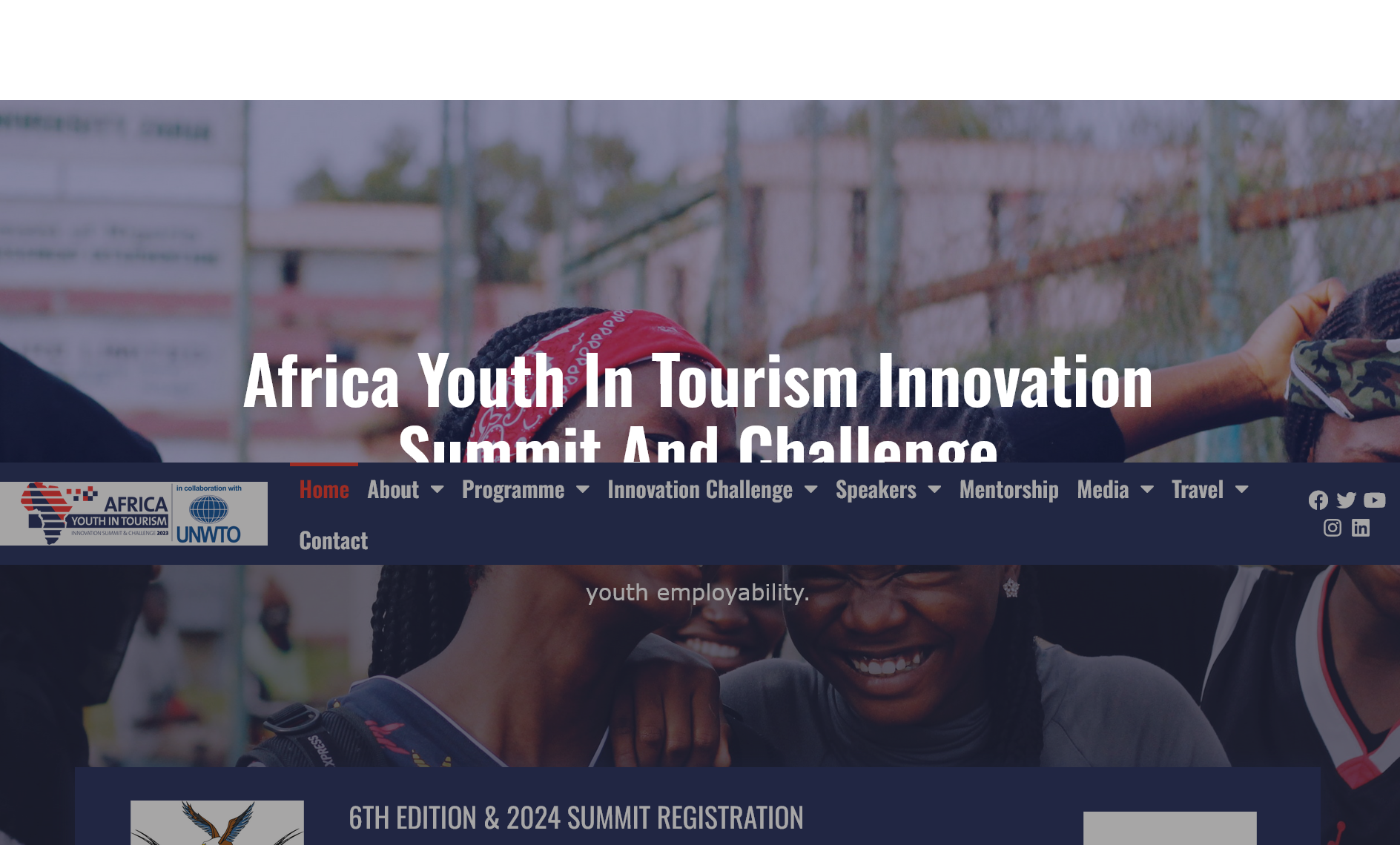 UNWTO Youth In Tourism Innovation Challenge - African Youths 2024