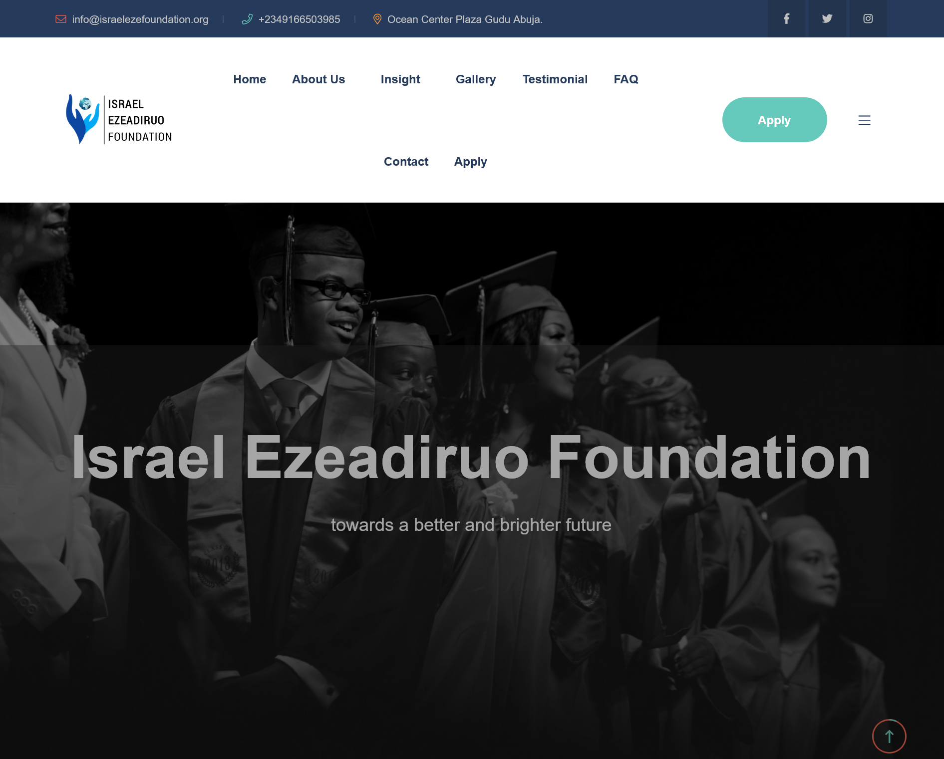 Israel Ezeadiruo Foundation Undergraduate Scholarship - Nigerian Students 2024