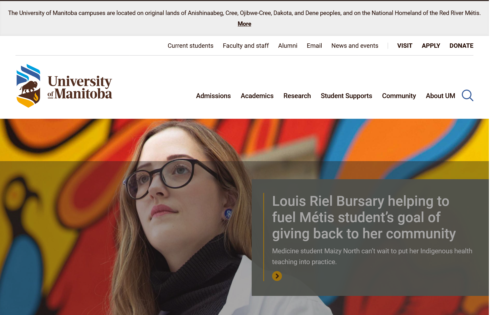Postgraduate Scholarships in Canada - International Students at University of Manitoba 2022 - 2023