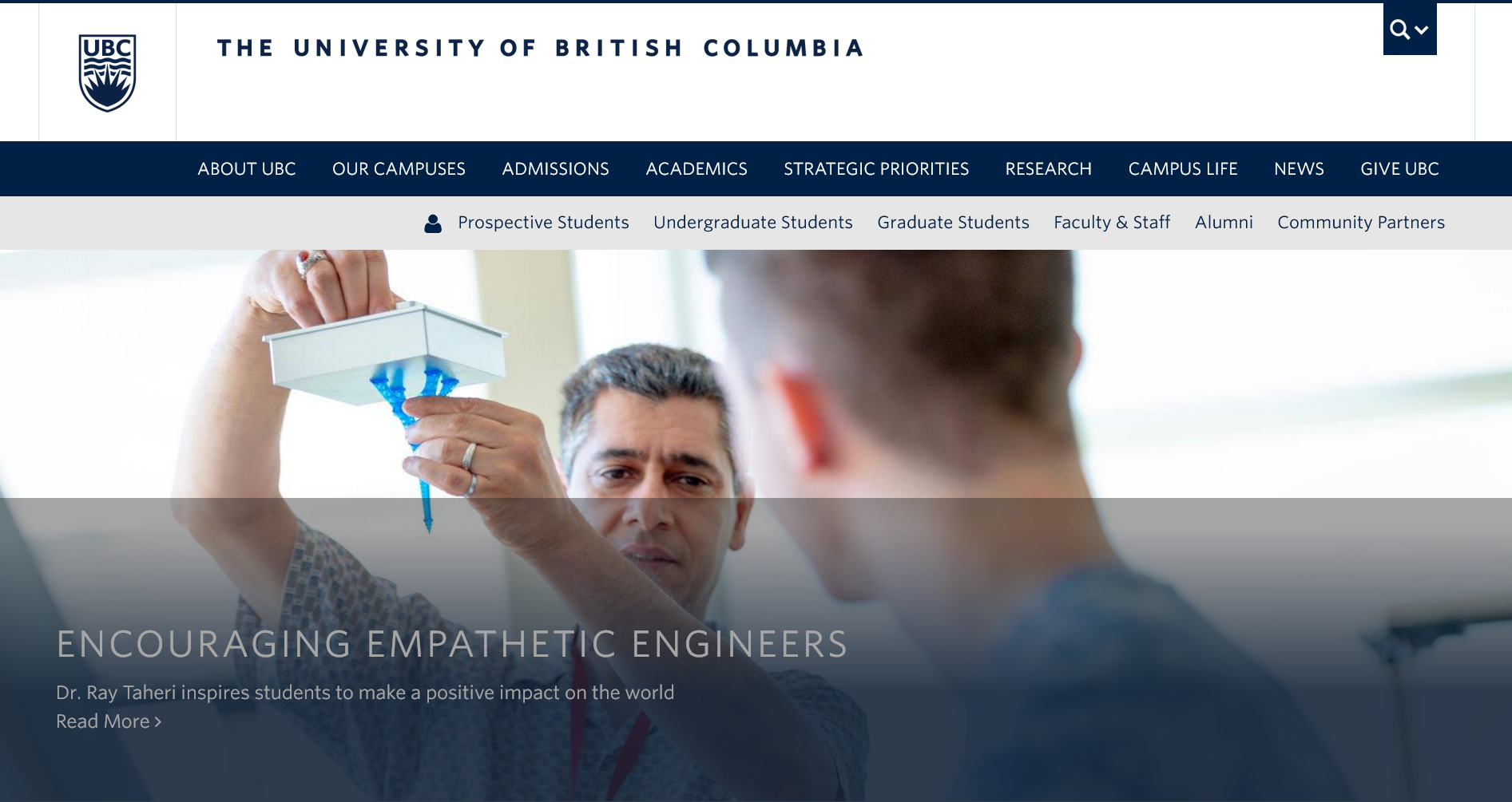 University of British Columbia Outstanding International Student Award 2024