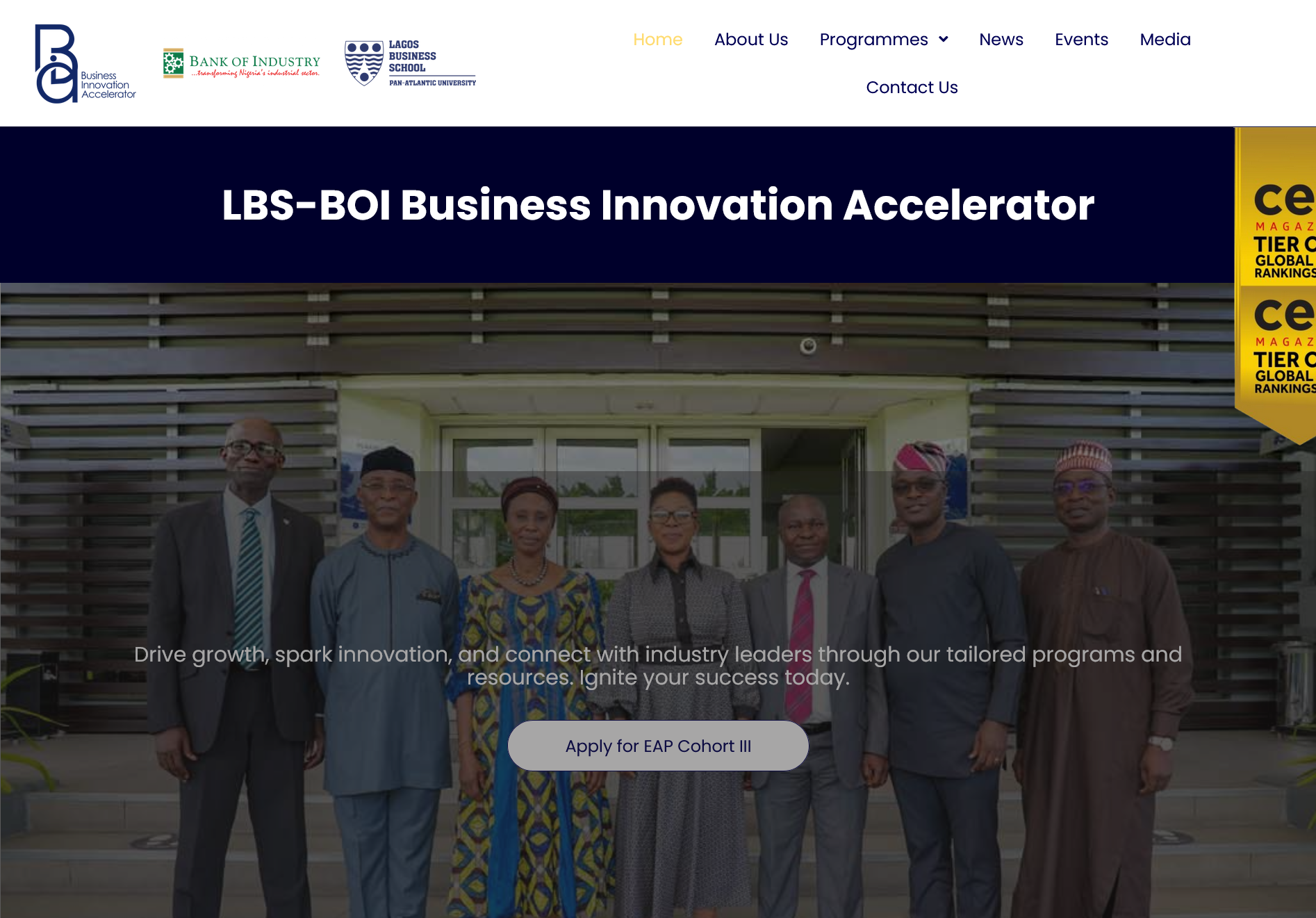 LBS-BOI Business Innovation Programme Cohort III - Young Entrepreneurs 2024