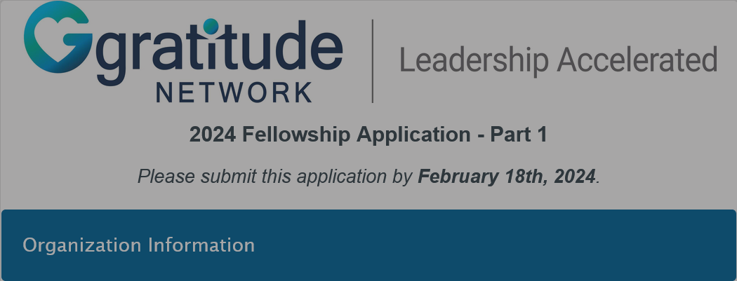 Gratitude Network Fellowship Program 2024 - Apply Now