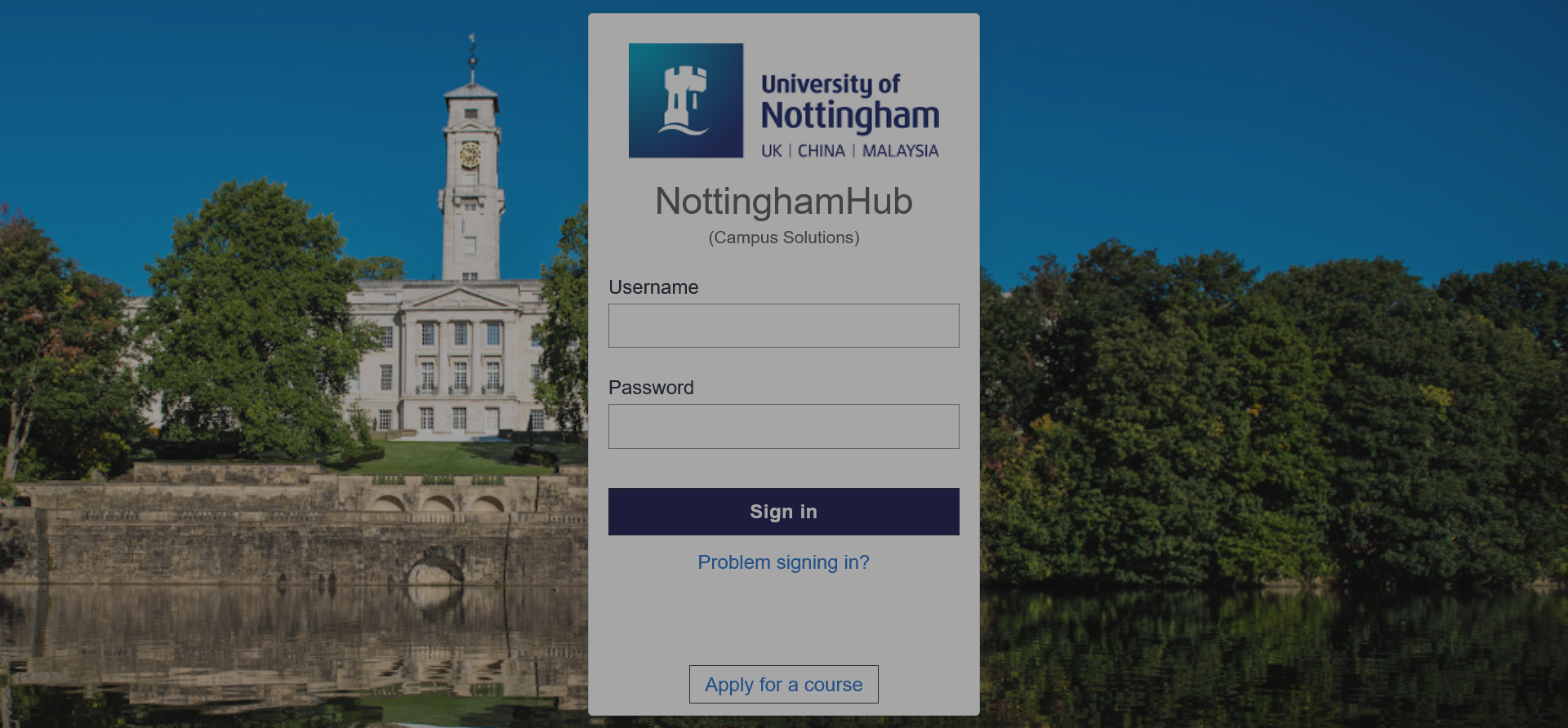 University of Nottingham Postgraduate Excellence Award for African Students 2024