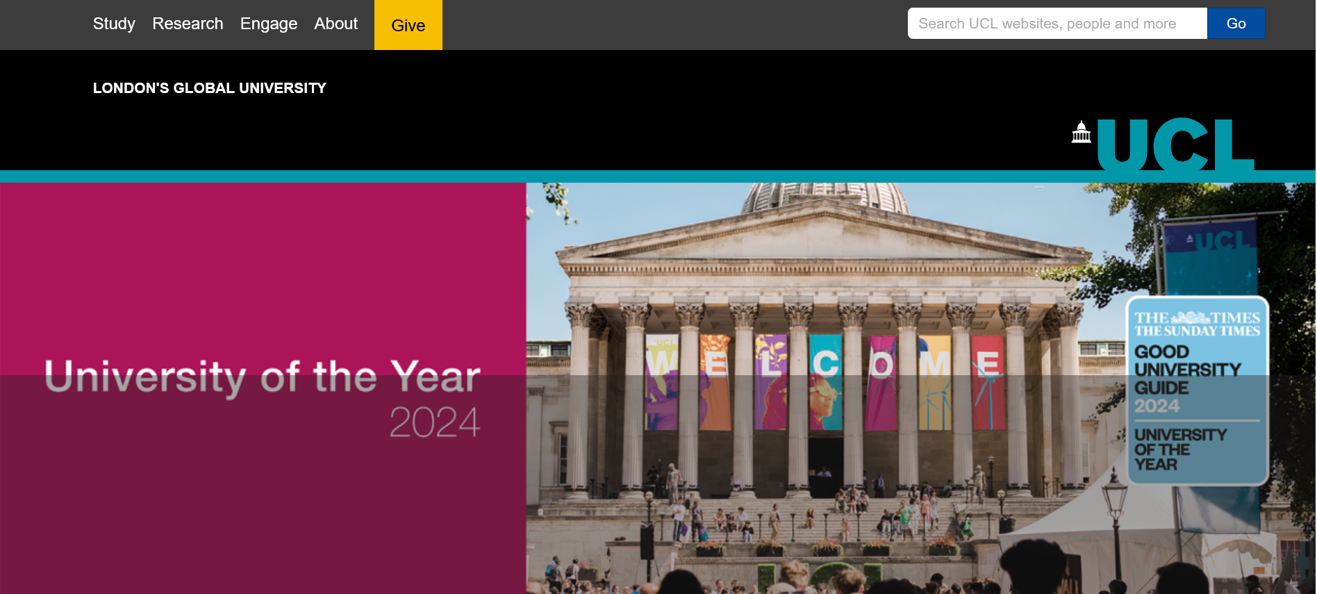 UCL Global Undergraduate Scholarships for Foreign Students 2024/2025