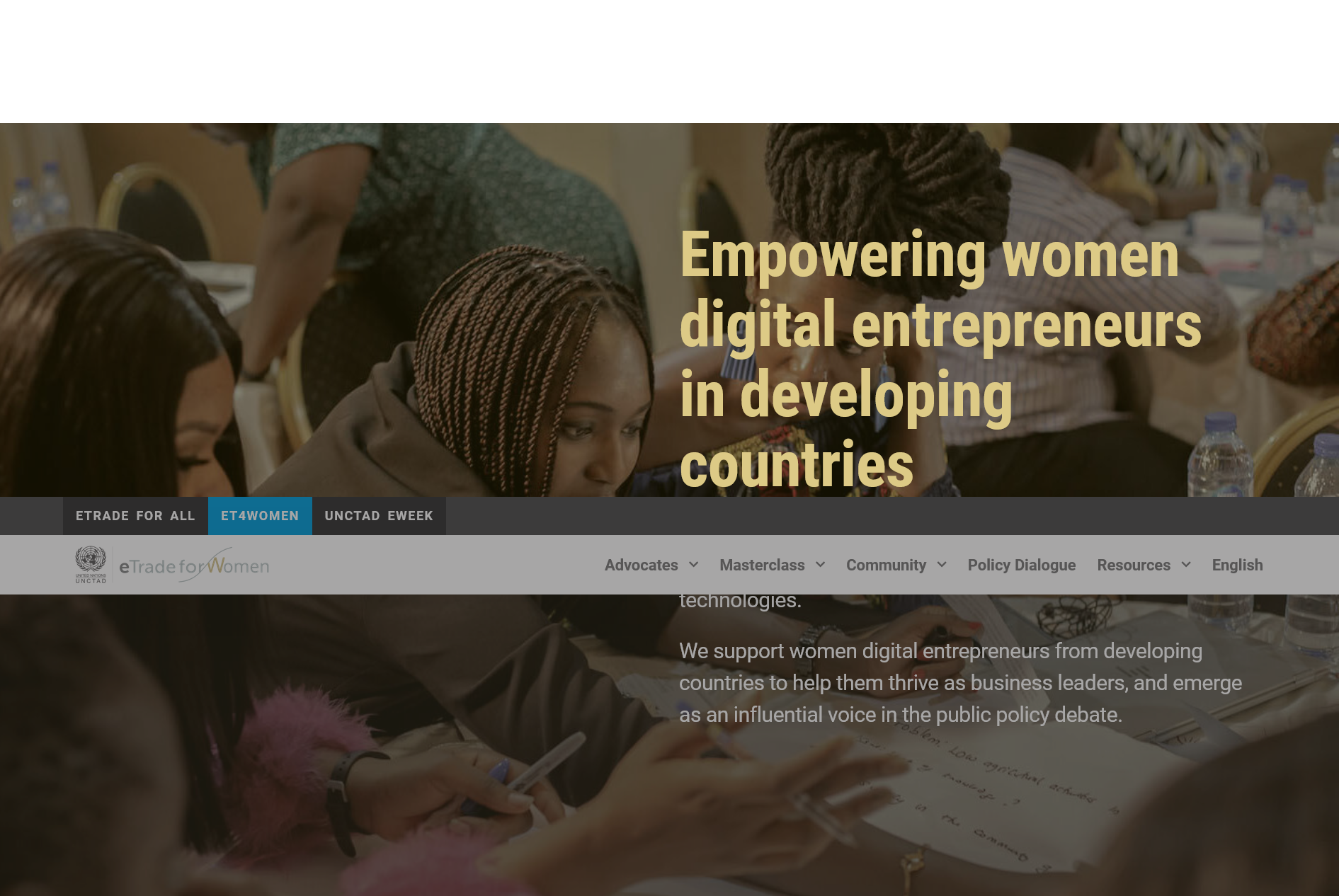 UNCTAD eTrade for Women Advocate Program 2024 - Apply Now