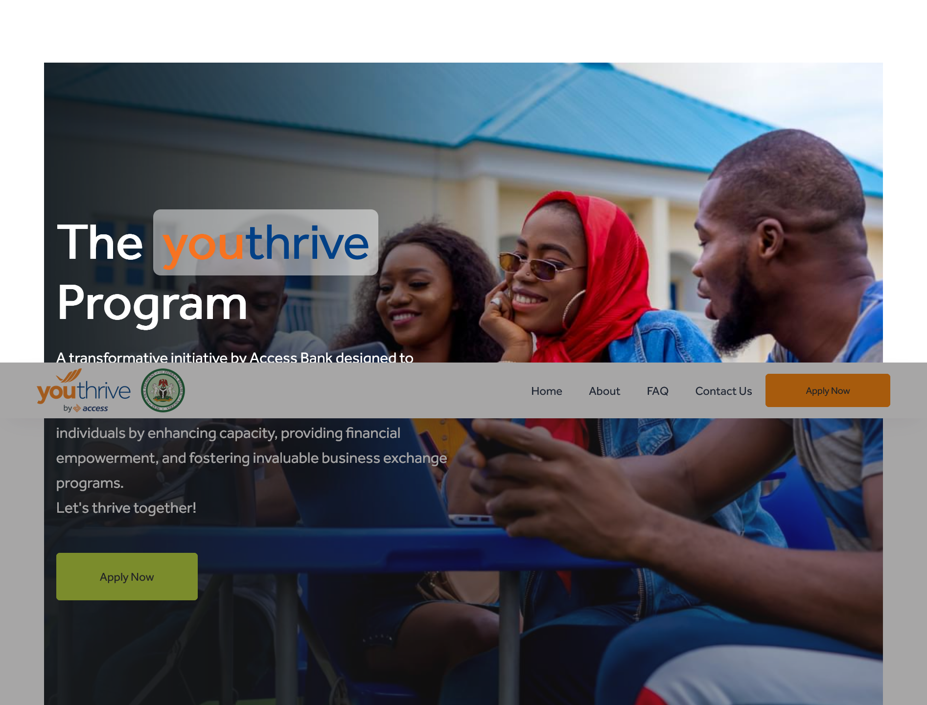 Access Bank Youthrive Program 2024 - Apply Now