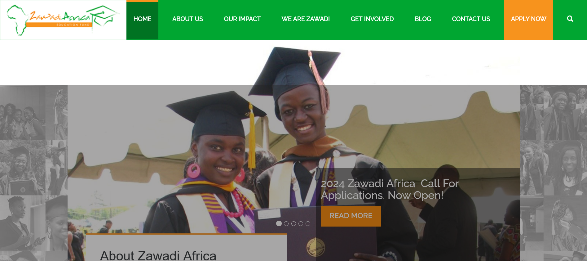 Zawadi Africa Education Fund Scholarship and Leadership Development Program 2024