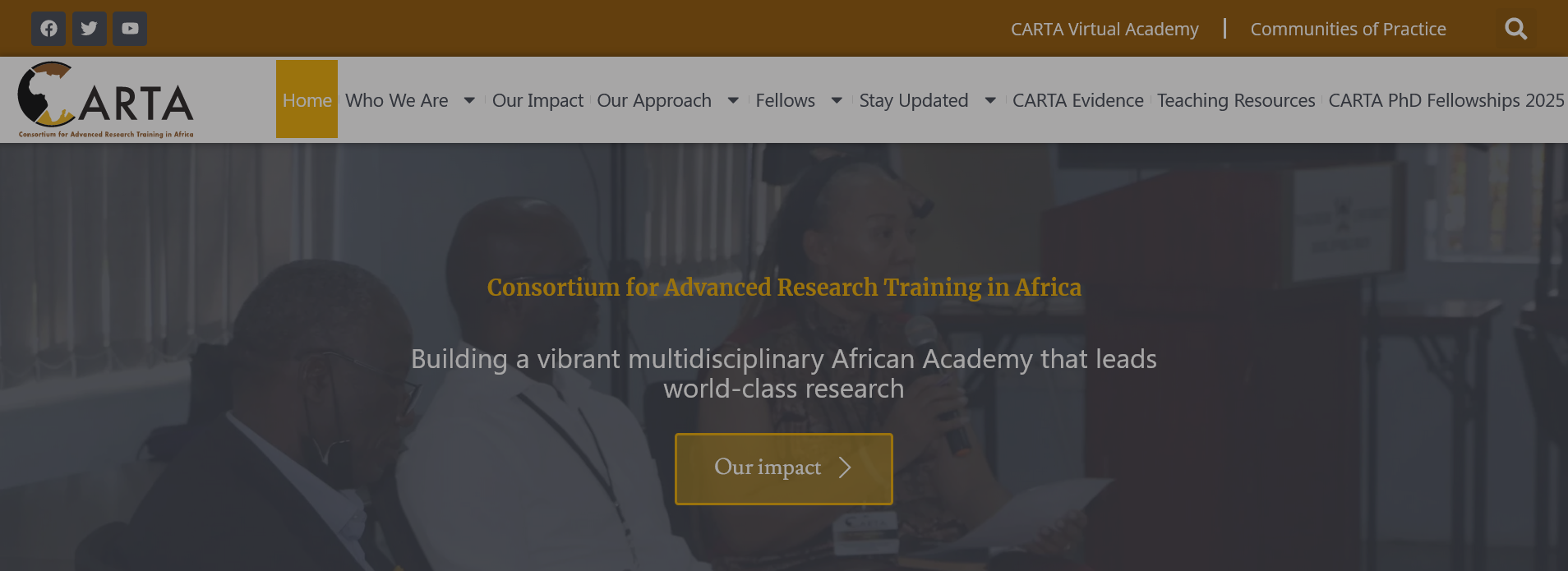 Consortium for Advanced Research Training in Africa (CARTA) PhD Fellowship 2024