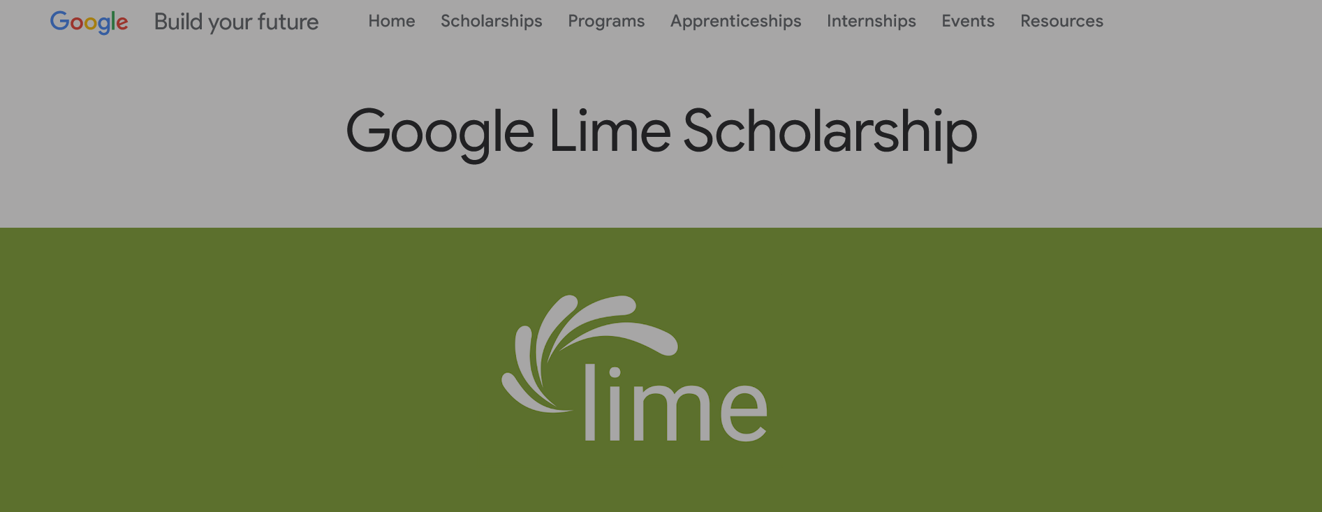 Google Lime Scholarship 2024 for Studies in USA and Canada