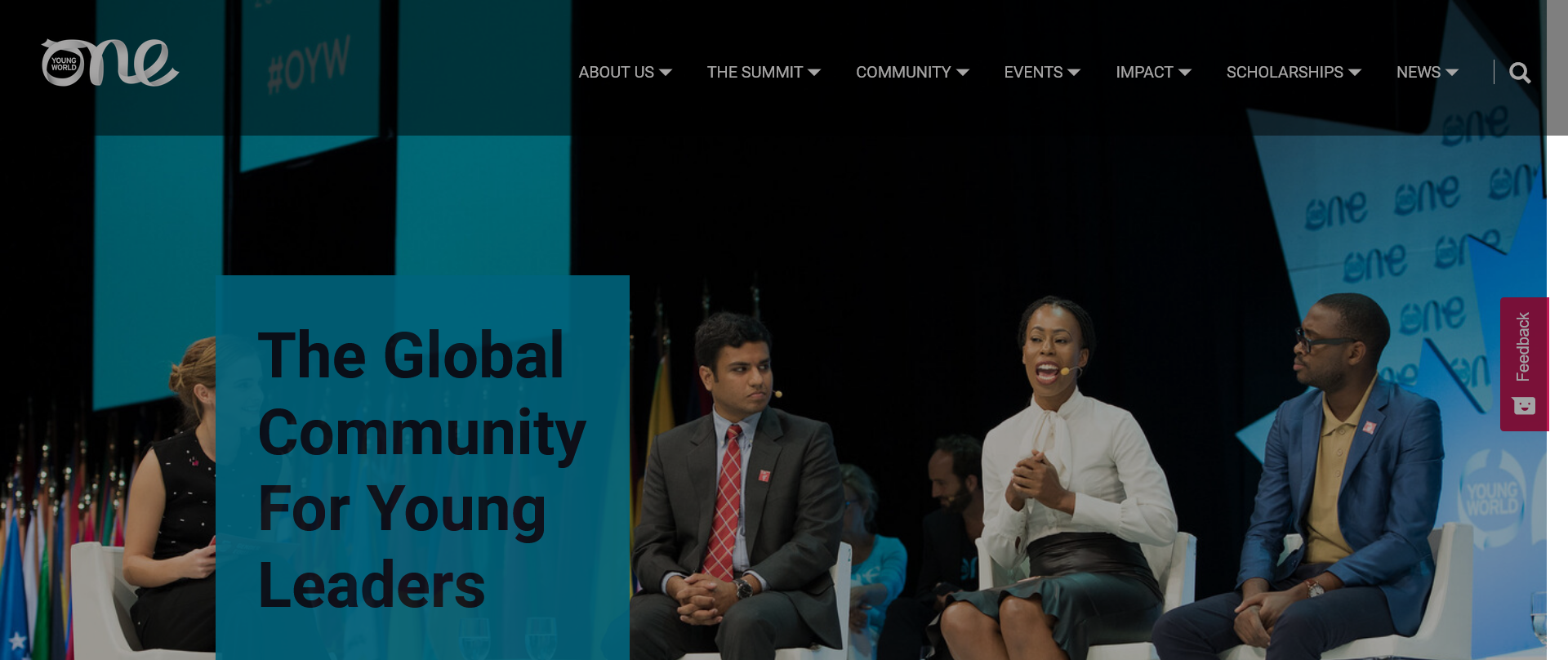 Fully-funded One Young World Engage Billions Scholarship 2024