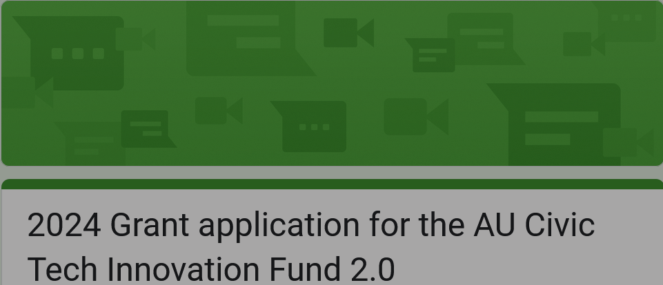 African Union Civic Tech Fund 2024 - Apply Now
