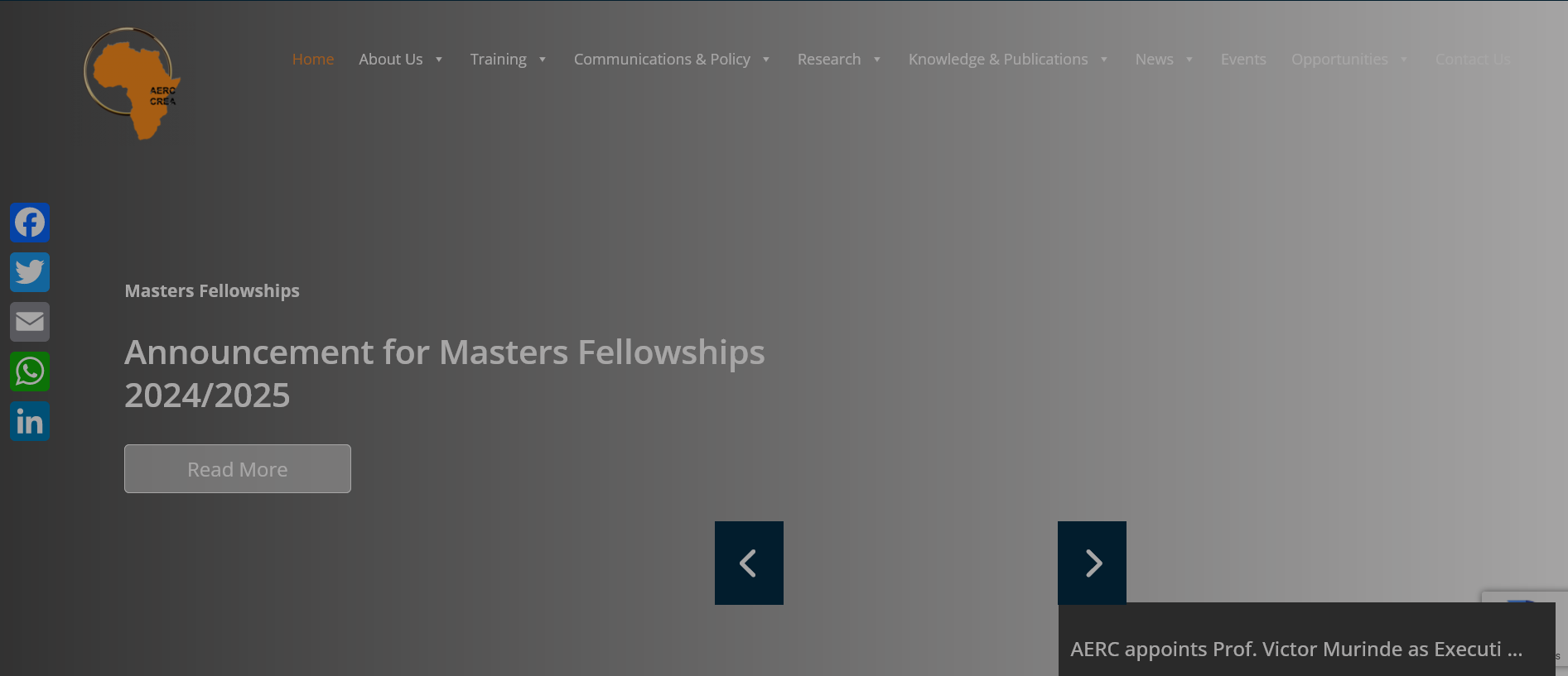 AERC PhD Fellowships for African Students 2024 - Apply Now
