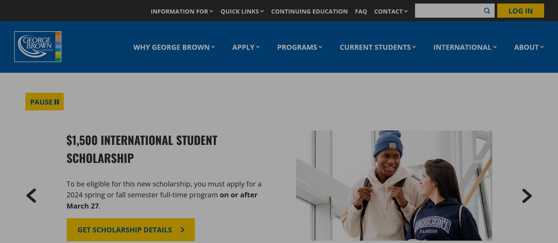 George Brown College International Scholarships in Canada 2024