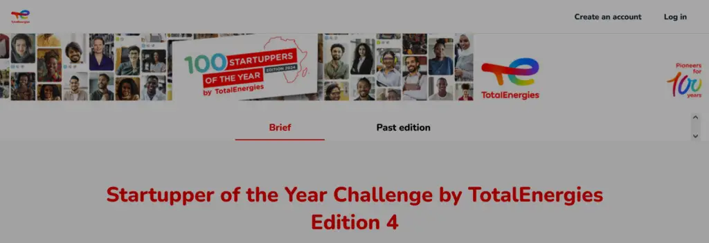 TotalEnergies Startupper Challenge 2024 for Africans