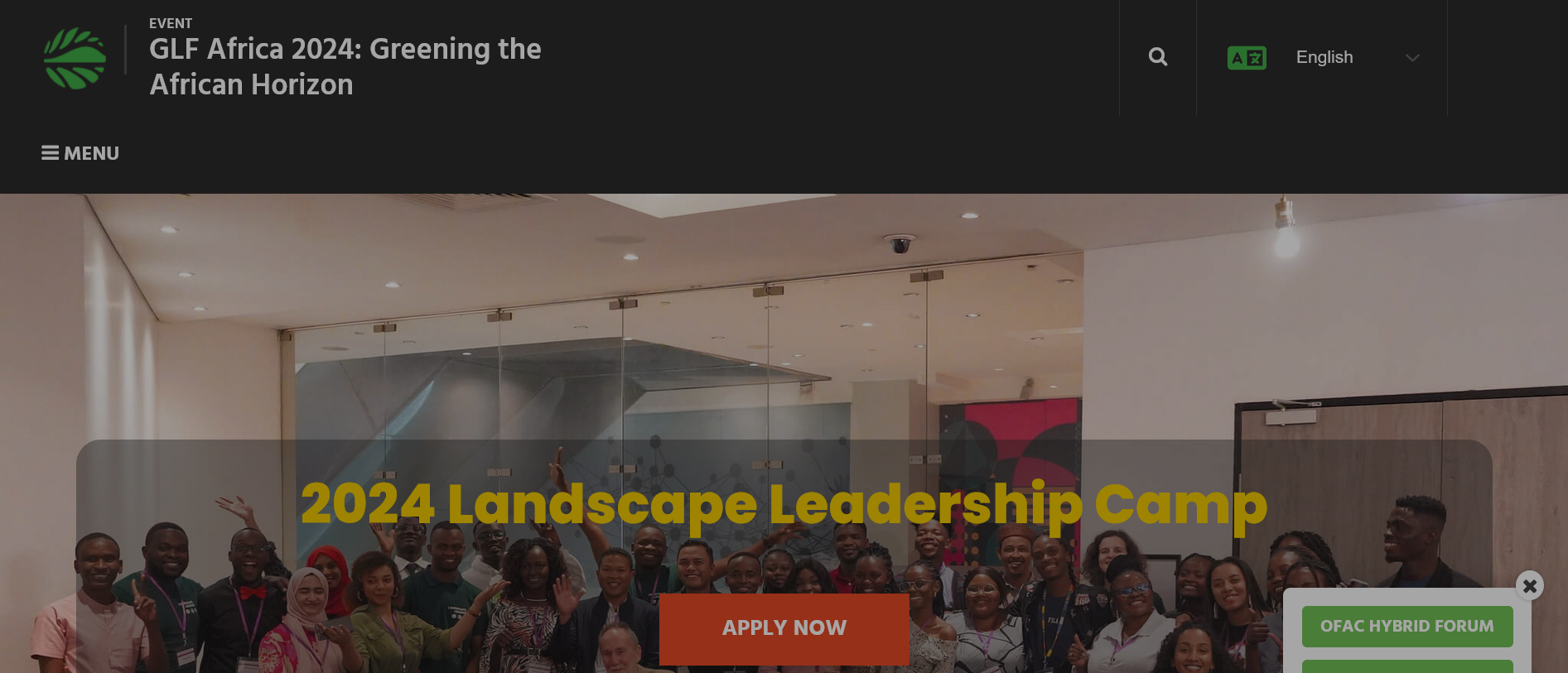 2024 Landscape Leadership Camp by Global Landscapes Forum (GLF)