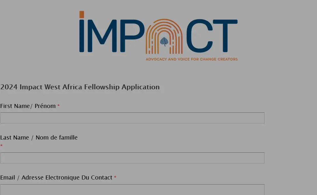 2024 Aspen Global Innovators Group-Impact West Africa fellowship program